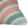 Emanuela Carratoni Double Retro Rainbows Outdoor Throw Pillow Orange - Deny Designs - 2 of 3
