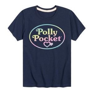 Boys' - Polly Pocket - Polly Pocket Ombre Logo Short Sleeve Graphic T-Shirt - 1 of 3