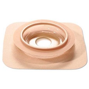 ConvaTec Natura Durahesive Moldable Skin Barrier with Accordion Flange, 2¼" Flange, 7/8"-1¼" Opening, 421040, 10/Box - 1 of 3