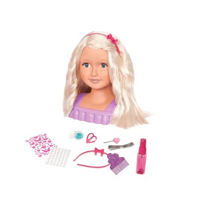 makeup doll head for kids