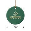 Saint Leo University Primary Logo Porcelain Holiday Christmas Tree Ornament  2.8" (7.1 cm) - 3 of 4