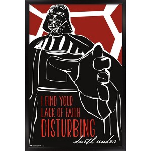 Trends International Star Wars: Saga - Lack of Faith Framed Wall Poster Prints - 1 of 4