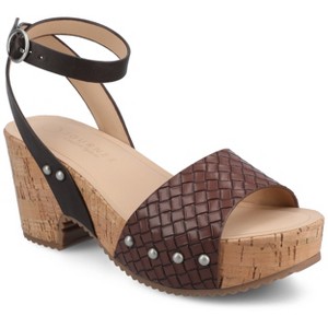 Journee Women's Vanessa Sandals - 1 of 4