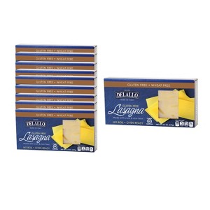 DeLallo Gluten-Free Lasagna Noodles, 8.8 oz Box, (10 Pack) - 1 of 4