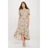 WEST K Women's Georgia Faux Wrap Dress with High-Low Hem and Tie Waist - 2 of 4