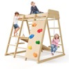 8-in-1 Wooden Jungle Gym Climber ¨C All-in-One Indoor/Outdoor Playset with Slide & Swing - 3 of 4