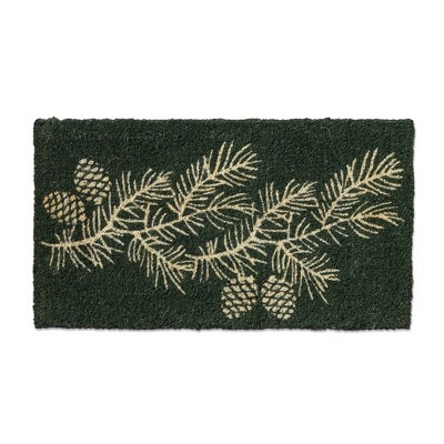 tag Winter Pinecones Coir Mat