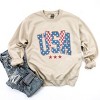 Simply Sage Market USA Checkered Lightning Sweatshirt - 3 of 4