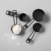 4pc Measuring Cup Set Black - Hearth & Hand™ with Magnolia - image 2 of 4