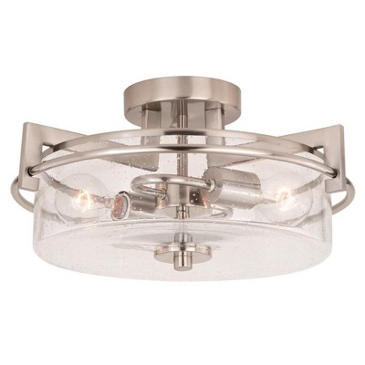 Vaxcel Addison 2 - Light Flush Mount in  Satin Nickel