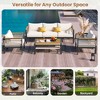 YOOCOZZ 4-Piece Outdoor Sectional Sofa Set with Coffee Table - 4 of 4