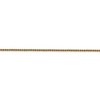 Black Bow Jewelry 1.2mm 14k Yellow Gold, Solid D/C Spiga Chain Bracelet - image 2 of 4