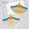 Big Dot of Happiness Happy Diwali - Shaped Thank You Cards - Festival of Lights Party Thank You Note Cards with Envelopes - Set of 12 - 2 of 4