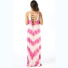 Riviera Sun Womens Maxi Dress  Tie Die Spaghetti Strap Long Sundress  Summer Dresses - 3 of 3