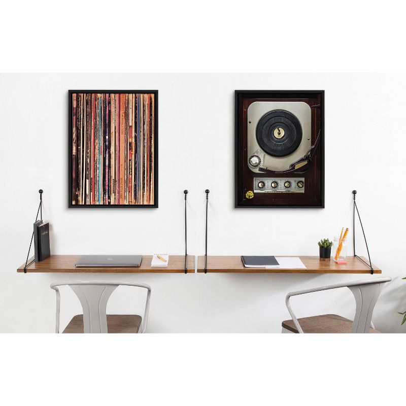 Sylvie High Fidelity by Emiko and Mark Franzen Framed Wall Canvas - Kate & Laurel All Things Decor, 5 of 6