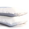 Deny Designs King April Lane Art Block Blue Monogram F Microfiber Printed Pillow Sham - 3 of 3