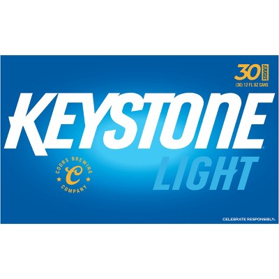 Keystone Light Beer - 30pk/12 fl oz Cans