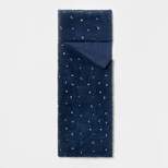 Glow in the Dark Stars Sleeping Bag Navy - Pillowfort™