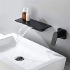 ChicFurnit Bathroom Sink Faucet Single Handle Waterfall Spout for Stylish Sinks, Black, 16.3"*11.6"*5.7" - 4 of 4