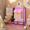 47.2'' W 5 - Drawer Dresser for Bedroom with Hanging Rack - 3 of 4