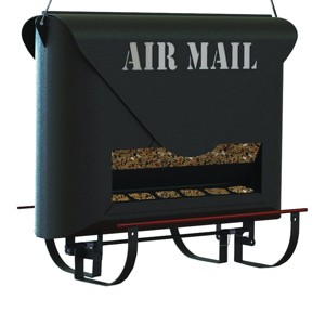 Woodlink Modern Farmhouse Absolute Squirrel Resistant Air Mail Weight Sensitive Bird Feeder - Black/White - 1 of 3