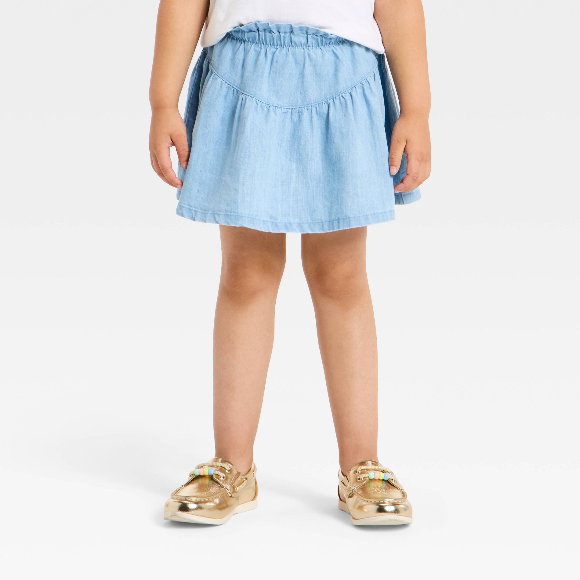 Toddler Girls' Denim Twill Skort - Cat & Jack™