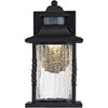 John Timberland Westray 11 1/2"H Black Motion Sensor LED Outdoor Wall Light Set of 2 - 3 of 4