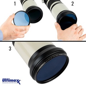 4 Piece 95mm Multi Coated HD Filter Kit (UV, CPL, Warming, ND9) by ULTIMAXX - 1 of 2