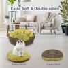 PureWags Small Dog Bed, Round Cat Bed Washable for Indoor Cats, Non-Slip Base and Removable Cushion, Pet Bed for Puppy and Kitten - 4 of 4