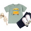 The Juniper Shop SmileyWorld Watercolor Bus Toddler Short Sleeve Tee - 3 of 4