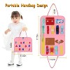 iMountek"Kids Busy Board Sensory Activity Toy - Montessori Learning Toy for Toddlers & Preschoolers"NavyBlueDarkBlue&Pink - 2 of 4