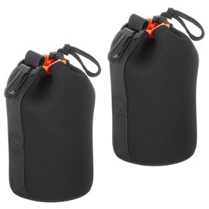 Unique Bargains Neoprene Waterproof Shockproof Wear-resistant Lens Bag 2 Pcs - 1 of 3