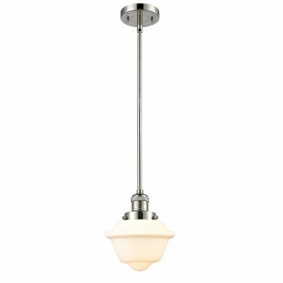 Oxford - 1 Light Stem Hung Mini Pendant In Traditional Style-8 Inches Tall and 7.5 Inches Wide