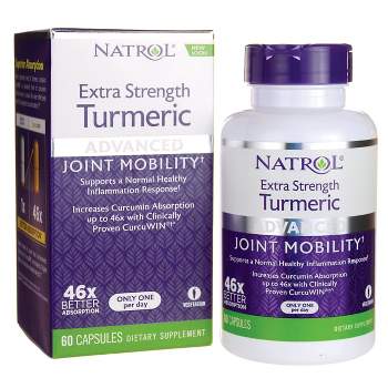 Natrol Herbal Supplements Turmeric Extra Strength Capsule 60ct