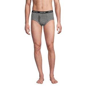 Lands' End Men's Comfort Knit Brief 3 Pack - 1 of 4