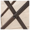 Margarita Square Wicker Bar Table Brown - Christopher Knight Home: Weather-Resistant, Iron Frame Patio Dining - 4 of 4