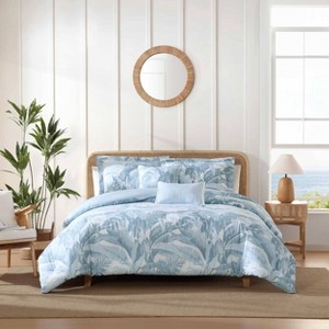 Tommy Bahama 3pc Palm Serenity Comforter Bedding Set Blue - 1 of 4
