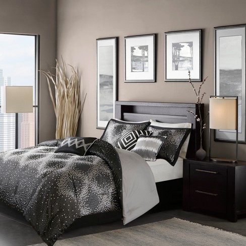 Black Garner Comforter Set King 7pc Target