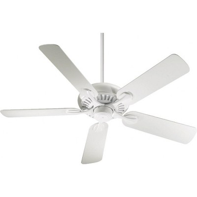 Quorum Lighting Pinnacle 52 5-Blade Studio White Ceiling Fan