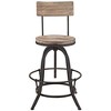Modway Procure Wood Bar Stool - Bar and Counter Height , Pine seat, Metal - 4 of 4