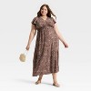 Women's Flutter Short Sleeve Maxi A-Line Dress - A New Day™ - 3 of 3