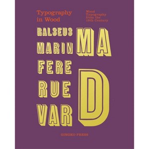 Typography in Wood - by  Dominique Carre (Hardcover) - 1 of 1
