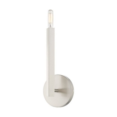 Livex Lighting Monaco 1 - Light Wall Light in  Brushed Nickel