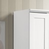 Vynxaria 23" White Sleek Storage Cabinet with Framed Panel Design - 4 of 4