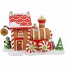Department 56 Villages 5.0 Inch Gingerbread Supply Company North Pole Series Train Village Buildings - 2 of 3