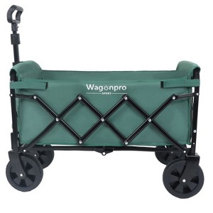 CAVINAS Expandable Dual-Layer Utility Wagon Cart, Lightweight Folding Wagon with 100% Extra Space, Shopping Cart for Camping, Sports - 1 of 4