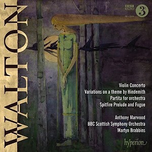 Walton & Anthony Marwood - Walton: Violin Concerto, Variations On A Theme By Hindemith, Partita (CD) - 1 of 1