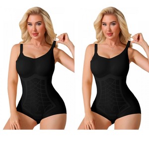INSPIRE CHIC Women's Seamless Shapewear Bodysuit Tummy Control