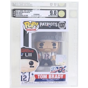 Funko New England Patriots NFL Funko POP Vinyl Figure | SB LIII Tom Brady Graded AFA 9.0 - 1 of 2