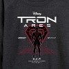Women's - TRON Ares - Tron Dark Digital Lightweight French Terry Wide Neck Long Sleeve Graphic Shirt - 2 of 4